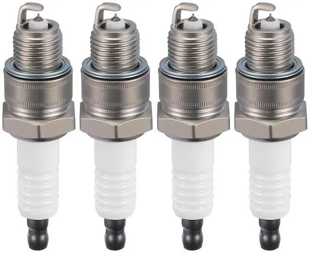 Main image of 4495 Marine Spark Plugs 4 Pack for Mercury Outboard Motor - Compatible with 25HP 40HP 50HP 60HP 80HP 115HP 125HP 225HP,2-Stroke & 4-Stroke,Jet & Sea Pro Models - Replaces BPZ8HN10 Spark Plug