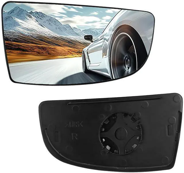 Main image of Passenger Right Side Lower Mirror Glass Compatible With Ford Transit T150 T250 T350 2015-2022 Tow Mirror Passenger Right Side Lower Convex Glass with Backing Plate Replace BK3Z17K707B