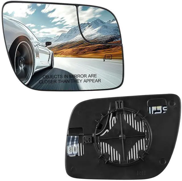 Main image of Passenger Right Side Heated Mirror Glass BB5Z17K707L BB5Z17K707M Compatible With Ford Explorer 2011-2019 Passenger Right Side Rear View Mirror Convex Glass with Rear Holder