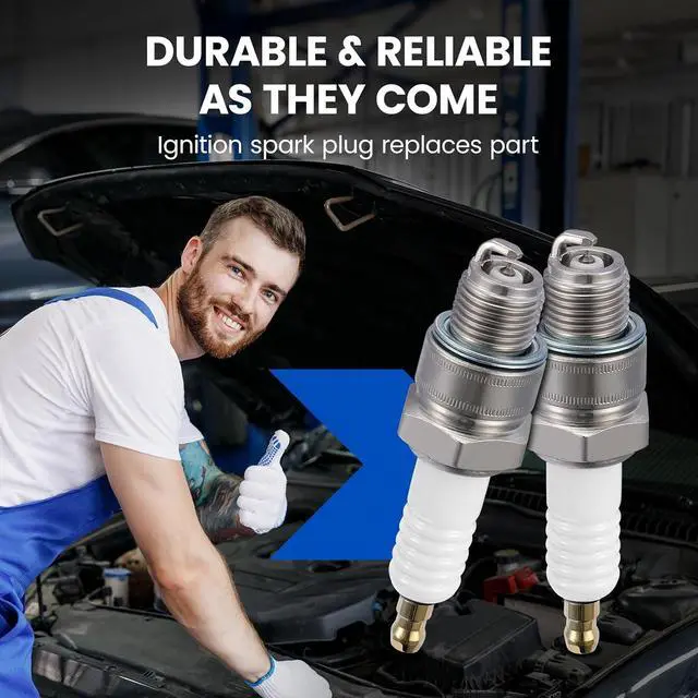 Alt view image 7 of 7 - 1098 Iridium Spark Plugs 4 Pack - Compatible with Nissan Tohatsu Suzuki Yamaha 9.9HP150HP Engines, Replacement for BR7HS10 Marine Outboard Spark Plug