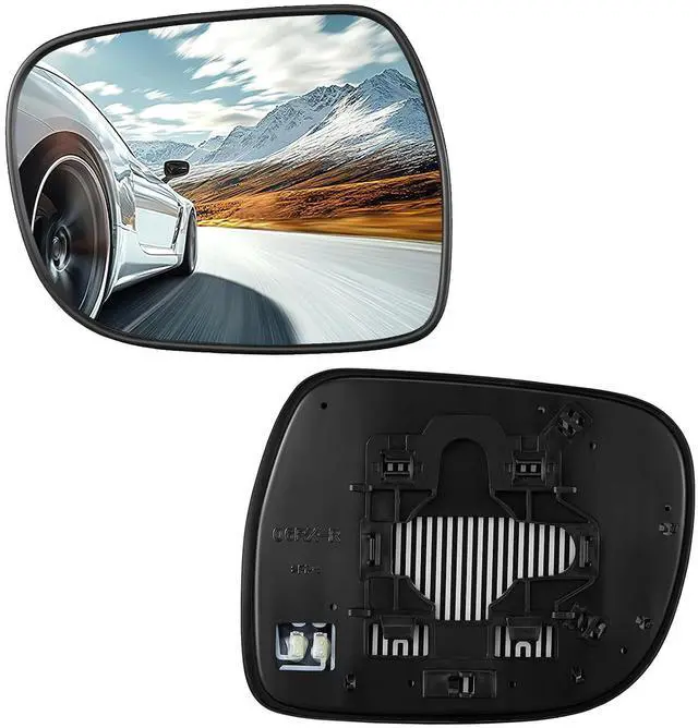 Main image of Passenger Right Side Heated Mirror Glass Compatible With Lexus RX330 2004-2006 RX350 2007-2009 RX400h 2006-2009 Right Side Rear View Mirror Convex Glass with Rear Holder