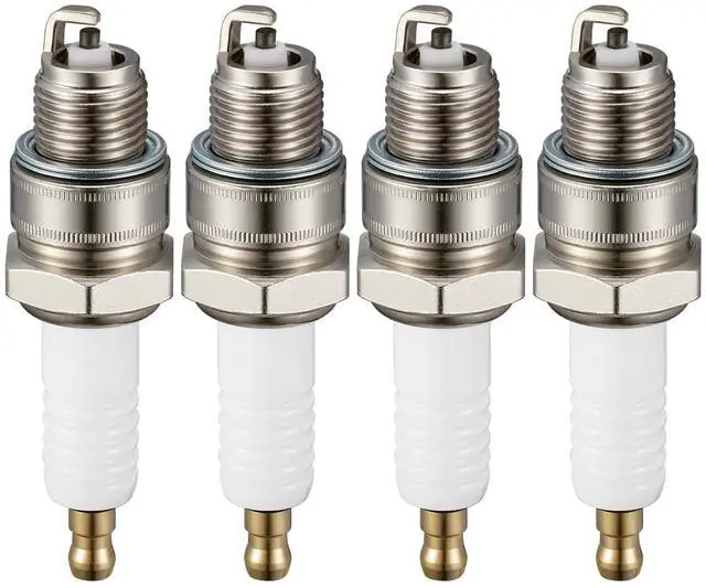 Main image of 4838 Iridium Spark Plugs 4 Pack - Compatible with Mercury Mariner 40hp 45hp 50hp 60hp 125hp etc. Boat Engine - Replaces BP8H-N-10 Spark Plug