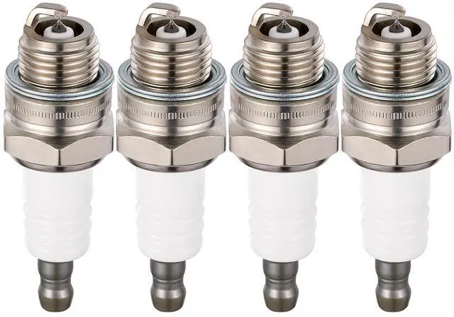 Main image of 843 Iridium Spark Plugs 4 Pack - Compatible with Mitsubishi (MEL401/501), Echo (KEH202D, SV2), Fuji Robin (EC12/EC13), Kohler (SDT250/400), Shindaiwa (GP25/45) for Lawn Mower