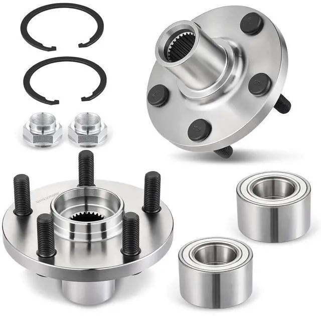Main image of BR930598K Front Wheel Bearing and Hub Assembly 5-Lug 2PCS | Compatible with Toyota Celica 2000-2005, for Corolla 2003-2018, for Matrix 2003-2013, Compatible with Pontiac Vibe 2003-2010