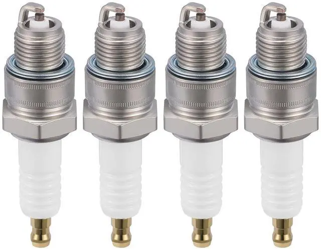 Main image of 6422 Spark Plugs 4 Pack - Compatible with Aprilia Arctic Cat compatible with Kawasaki for Suzuki for Volvo for Yamaha For Motorcycle - Nickel - Replaces BPR7HS Spark Plug