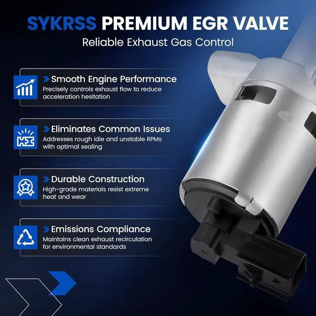 Alt view image 5 of 7 - SKYRSS EGV1149 EGR Valve for Dodge Grand Caravan 3.8L 08-10 | Fits Chrysler Town & Country, Replaces 4593896AB & EGR1909, Direct Fit, Fits Grand Caravan & Wrangler 3.8L