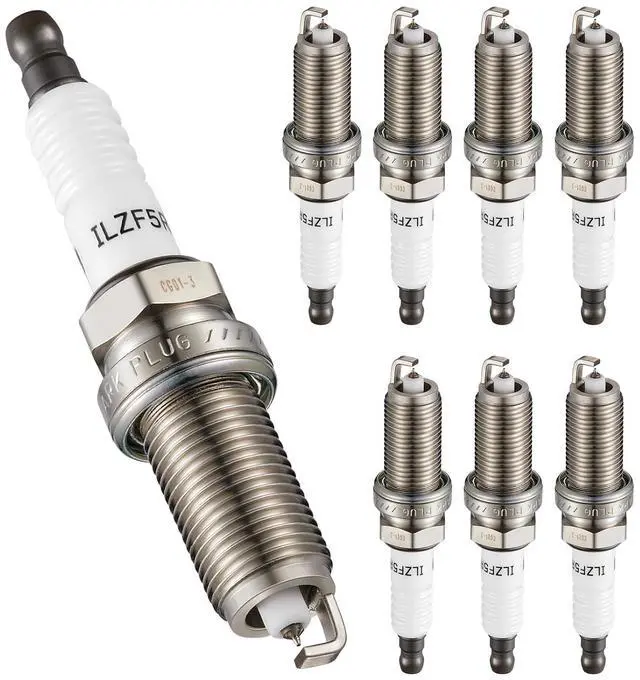 Main image of LZFR5CI-11 Iridium Spark Plugs 8 Pack Compatible with Dodge Challenger Charger Durango Dakota Ram 1500 2500 3500 Classic Aspen 300 Grand Cherokee Commander 4.7L 5.7L V8 Engine for 92145