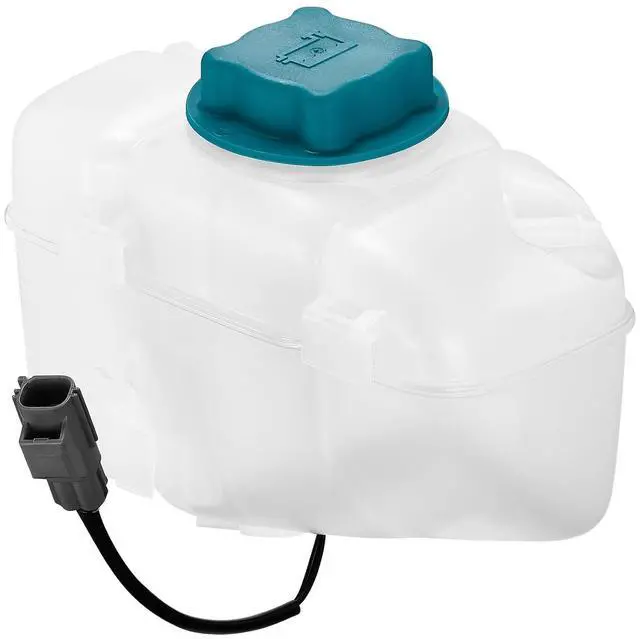 Main image of 603-667 Engine Coolant Reservoir Tank for Volvo XC90/XC70/S80 | Fits Volvo XC90 2003-2014 & XC70/S80 1999-2016 2.5-4.4L; OE 30760100/86834553; 1L, pressurized cap, with sensor; Direct fit