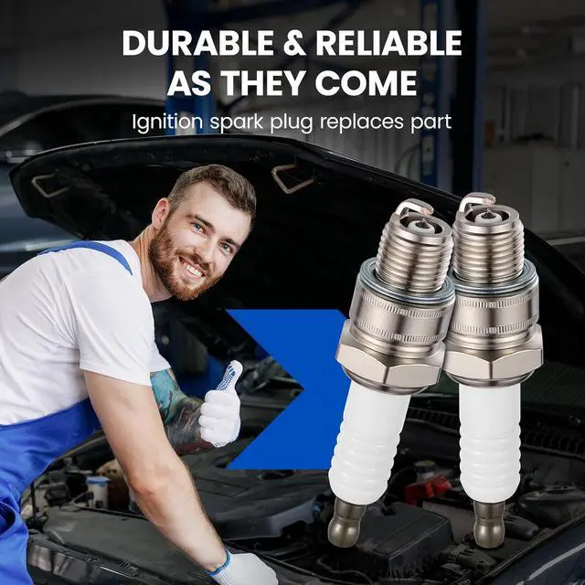Alt view image 7 of 7 - L77JC4 Marine Spark Plugs 4 Pack - Compatible with Nissan NS 9.9B-40D, Compatible with Suzuki DT9.9-DT30C, Tohatsu M9.9D2-M40D2, Yamaha 150 Series - Replaces RS37YC for Outboard Motors