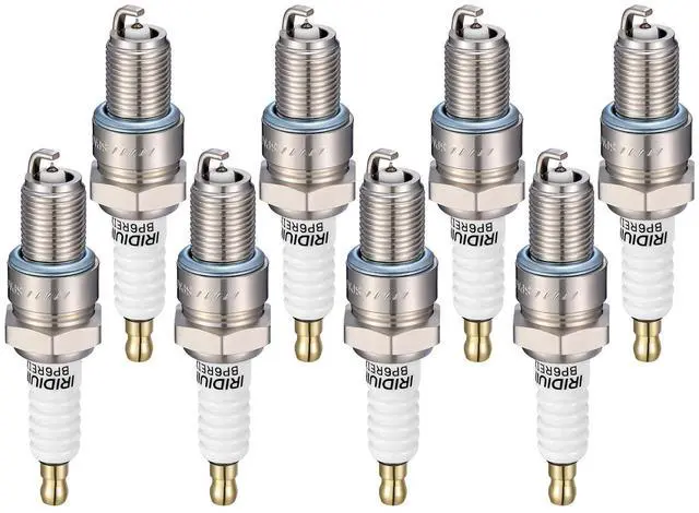 Main image of 6578 Iridium Spark Plugs 8 Pack - Compatible with Buick Compatible with Cadillac Chevy Cherokee 300 Special Calais Suburban Caravan Dakota Dart, 2.0L 3.2L 5.0L - Replaces BPR4ES Spark Plug