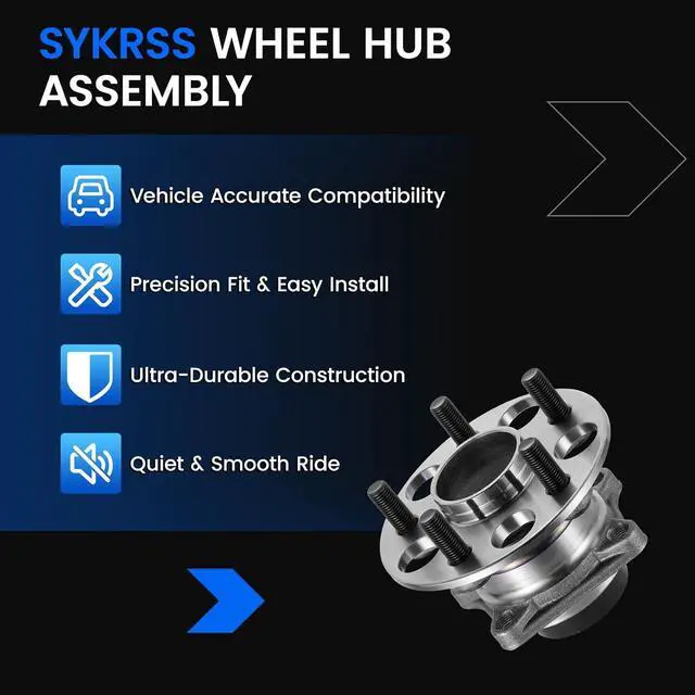Alt view image 7 of 7 - 512547 Rear Wheel Bearing and Hub Assembly Compatible with Lexus CT200h 2011-2017 1.8L, Compatible with Toyota Corolla 2019-2023 2.0L, for Prius Prime 2017-2022 1.8L, 2 PCS