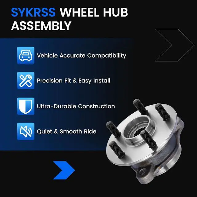 Alt view image 7 of 7 - 513402 Front Wheel Bearing and Hub Assembly Compatible with Toyota Corolla 2020-2024 1.8L 2.0L, Compatible with Toyota Prius 2016-2022 1.8L, 2 PCS