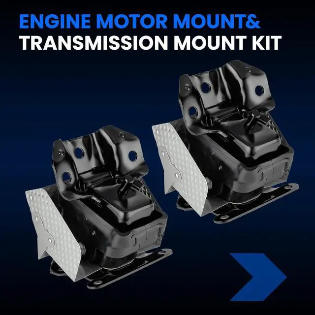 Alt view image 3 of 7 - Front Engine Motor Mount 2PCS Compatible with Chevrolet Avalanche Tahoe Silverado 2500 3500 HD Suburban 1500, Compatible with GMC Yukon Sierra 2500 3500 HD, Replace for A5365