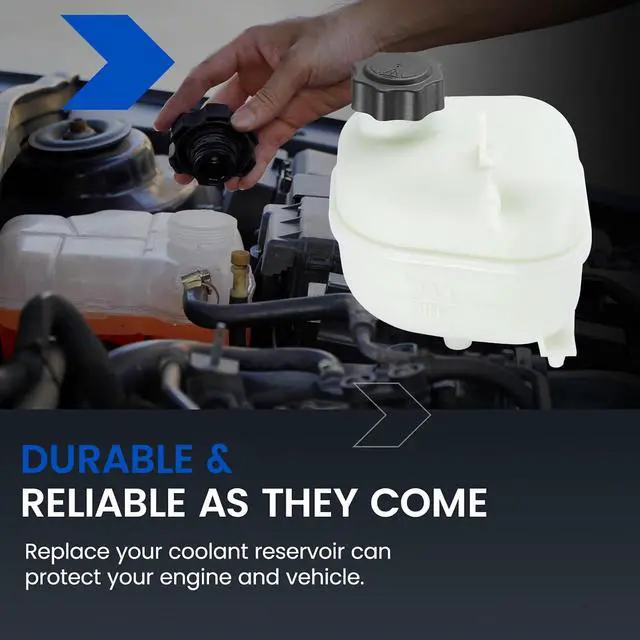 Alt view image 7 of 7 - 603-331 Engine Coolant Reservoir Tank for Mini Cooper 2002-2008 | Fits Mini Cooper 2002-2008 1.6L; OE 17137529273/17107515499; 0.55L, non-pressurized; Durable PA66+GF30; Direct replacement