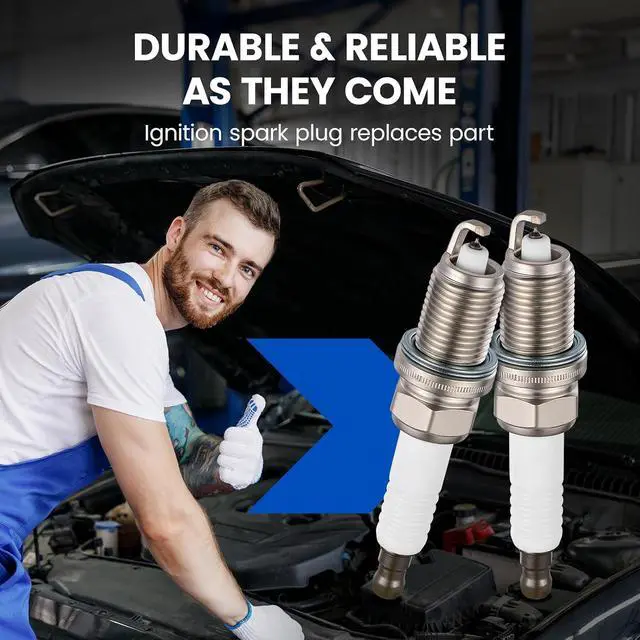 Alt view image 7 of 7 - 6707 Iridium Spark Plugs 4 Pack - Compatible with Dodge Journey 2.4L (2009-2020), Compatible with Jeep Patriot/Compass, Sebring 200, 2.0L/2.4L L4 Engine - Replaces 6707 Spark Plug