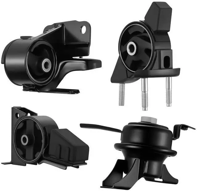 Main image of Engine Motor and Transmission Mount Kit 4PCS Compatible with Chevrolet Prizm 1998-2002 L4 1.8L, Compatible with Toyota Corolla 1998-2002 L4 1.8L, Replace for A7256 A7243 A7254 A7258