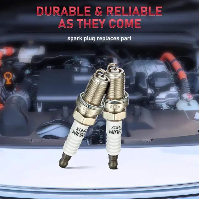 Alt view image 7 of 7 - BKR7EIX Iridium Spark Plugs 4 Pack Compatible with Honda Civic VW Passat Golf Jetta Scirocco 1.6L 1.8L 2.0L L4 Engine Replacement for 2551 SP1011 9770 2667 Spark Plug