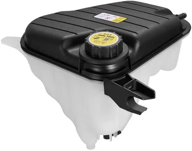 Main image of C2D36671 Engine Coolant Reservoir Tank for Jaguar XJ 2010-2018 | Fits Jaguar XJ 2010-2018 3.0L/5.0L; OE C2D61179/AW93-8A080-AD; 2.17L, 29PSI cap, with sensor; Direct replacement