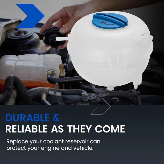 Alt view image 7 of 7 - 95B121407 Engine Coolant Reservoir Tank for Porsche Macan 2015-2018 | Fits Porsche Macan 2015-2018 3.0/3.6L; OE 95B-121-407; 1.7L, 20.3PSI cap, with sensor; Direct replacement