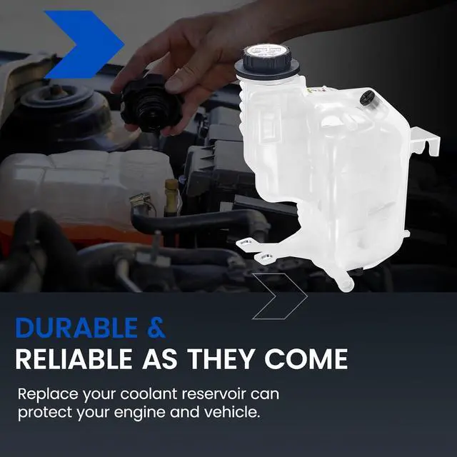 Alt view image 7 of 7 - 603-759 Engine Coolant Reservoir Tank for Land Rover LR3/LR4/Sport | Fits Land Rover LR3 05-09, LR4 10-16 & Range Rover Sport 06-13; OE PCF500011/PCF500014; 1.2L, pressurized, w/ sensor; Direct