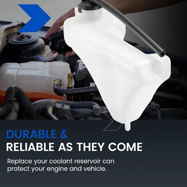 Alt view image 7 of 7 - 603-289 Engine Coolant Overflow Tank for Toyota Highlander 08-13 | Fits Toyota Highlander 2008-2013 2.7/3.3/3.5L; OE 164700P060; 0.65L, non-pressurized; Durable HDPE; Direct replacement