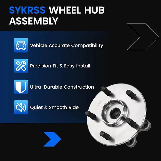 Alt view image 7 of 7 - 513448 Front Wheel Bearing and Hub Assembly Compatible with Lexus ES250 2021-2024 2.5L, Compatible with Toyota Camry RAV4 2019-2023 2.5L, for Venza 2021-2023 2.5L, 2 PCS
