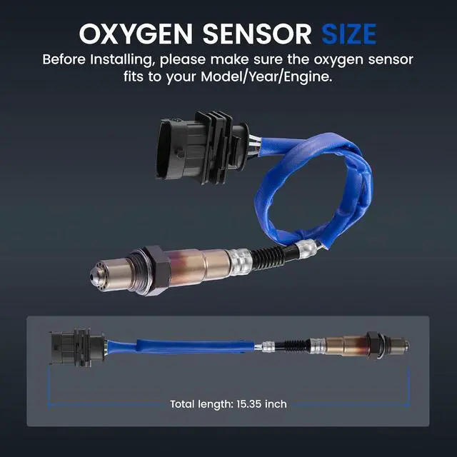 Alt view image 3 of 7 - Upstream O2 Sensor for Chevy Cruze Sonic Trax Volt, for Buick Encore, ELR 1.4L l4, 234-4529 55563348 55569903 55572993 213-4764 Oxygen Sensor Replacement, 1PCS