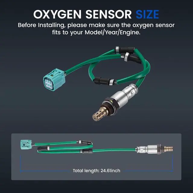 Alt view image 3 of 7 - Downstream O2 Sensor for Honda CR-V 2007-2009 2.4L L4, 234-4359 36532RZA004 36532RZA014 36532PZXA01 Oxygen Sensor Replacement, 1PCS