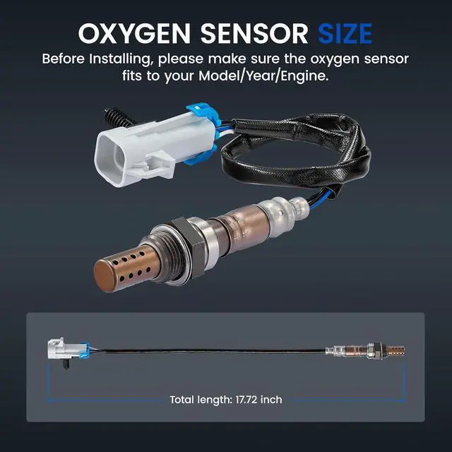 Alt view image 3 of 7 - Upstream O2 Sensor for Chevy Silverado Tahoe HHR, for GMC Sierra Yukon Envoy, 234-4668 15284 Oxygen Sensor Replacement, 1PCS
