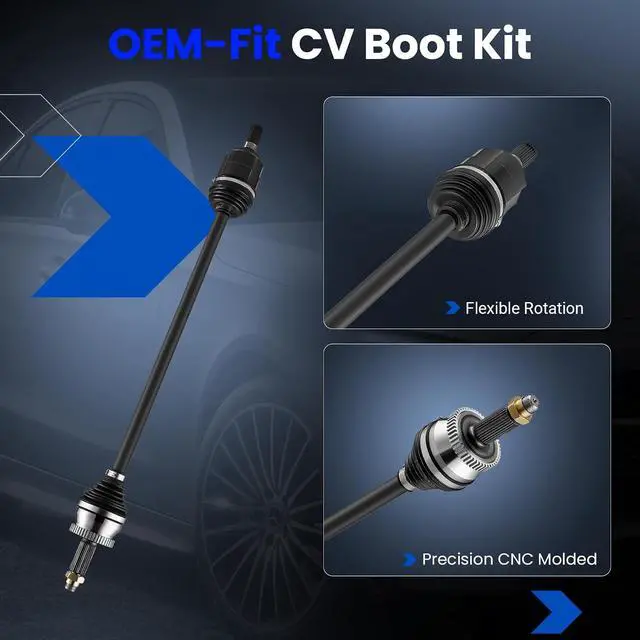 Alt view image 4 of 7 - Front CV Axle Shaft Assembly for Hyundai Sonata 2015-2019,49501C2260 | For Kia Optima 2016-2020, Front Driver Side, 2.4L L4, M22×1.5, 38.4", 40Cr Steel, Replace# 66-3830, NCV71001K, 66-3830