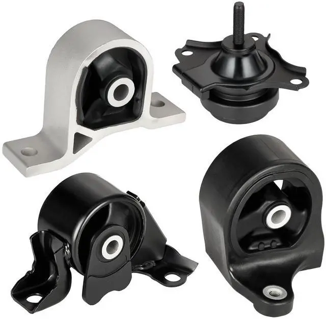 Main image of Engine Motor and Transmission Mount Kit Set of 4 Compatible with Acura EL 2001-2005 1.7L L4, Compatible with Honda Civic 2001-2005 1.7L L4, Replace for A6591 A6588 A4511 A6595