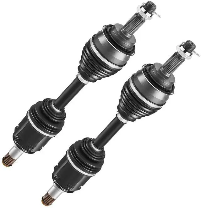 Main image of Front CV Axle Shaft Assembly Set for Toyota Tacoma 05-22,4343004070 | For 4Runner FJ Cruiser, For Lexus GX460 GX470, M28×1.5, 25.6", 40Cr Steel, High Torque, Replace# 66-5235, 2PCS