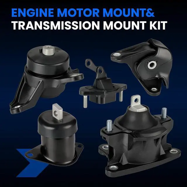 Alt view image 3 of 6 - Engine Motor Mount Set 5PCS Compatible with Acura TSX 2009-2011 2.4L, Compatible with Honda Accord 2008-2012 2.4L, for Crosstour 2012 2.4L, Replace for A4561 A4565 A4570 A4572 A4584