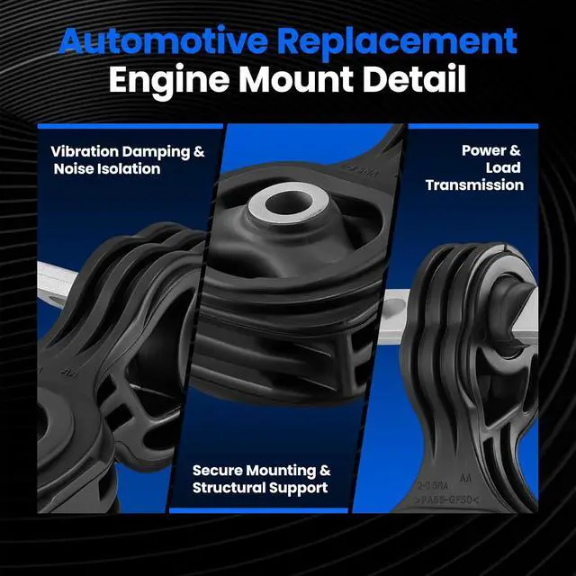 Alt view image 5 of 6 - Front Engine Motor Mount 1PCS Compatible with Honda Civic 2006-2011 L4 1.8L, Replace for A4543