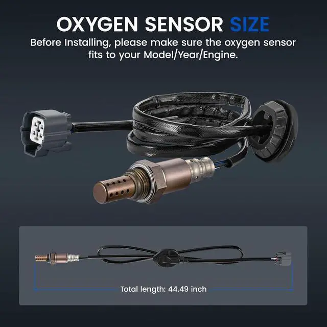 Alt view image 3 of 7 - Oxygen O2 Sensor 234-4797 Compatible with Honda Accord 2.4L L4 2003-2007, 2344363, 36532RAAA01 Downstream Replacement Oxygen Sensor Compatible with Acura TSX 2.4L L4, 1PCS