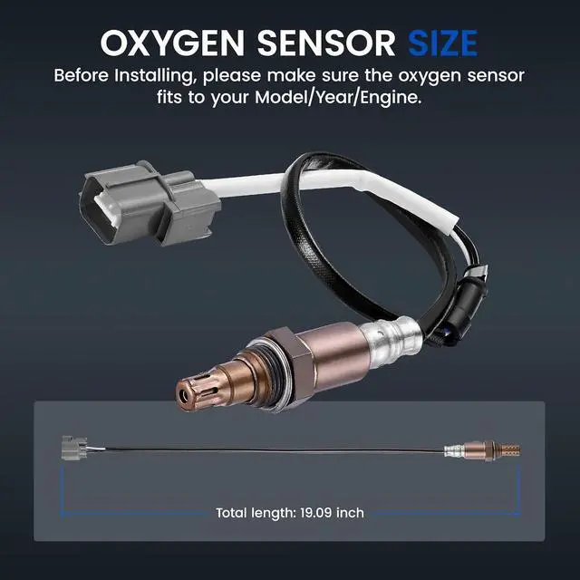 Alt view image 3 of 7 - Oxygen O2 Sensor 234-9064 Compatible with Honda 03-09 Element 2.4L, 05-06 CR-V 2.4L, 36531PNDA21, Upstream Replacement Oxygen Sensor Compatible with Acura 2005-2006 RSX 2.0L L4, 1PCS