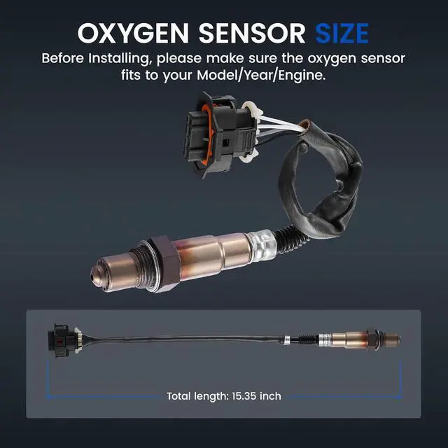 Alt view image 3 of 7 - Downstream O2 Sensor for Chevy Cruze 2011-2015, Sonic 2012-2016, Trax 2013-2014, 234-4528 ES20011 213-4698 Oxygen Sensor Replacement, 1PCS