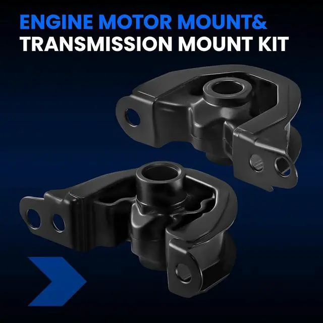 Alt view image 3 of 6 - Front Engine Motor Mount 2PCS Compatible with Acura Integra 1997-2001 1.8L, Compatible with Honda Civic 1992-1995 1.5L 1.6L, for CR-V 1997-2001 2.0L, Replace for A6520 A6502