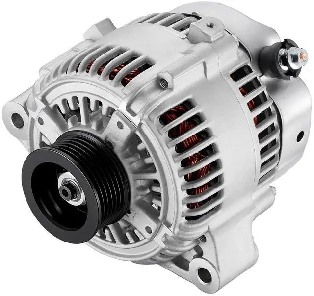 Main image of 13859 Alternator for Toyota Tundra 2000-2002 4.7L V8, 100A | For Toyota Sequoia 2001-2002. 12V, Clockwise Rotation, 6-Groove, Internal Fan, Internal Regulator