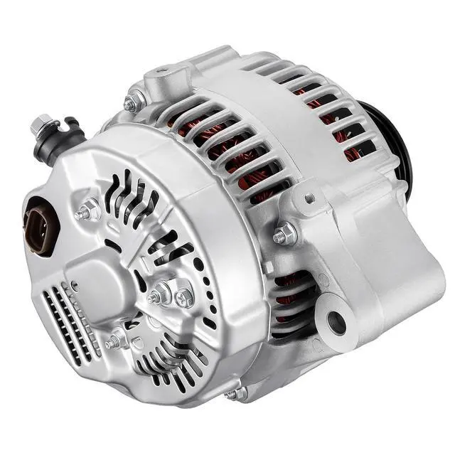 Alt view image 7 of 7 - 13859 Alternator for Toyota Tundra 2000-2002 4.7L V8, 100A | For Toyota Sequoia 2001-2002. 12V, Clockwise Rotation, 6-Groove, Internal Fan, Internal Regulator