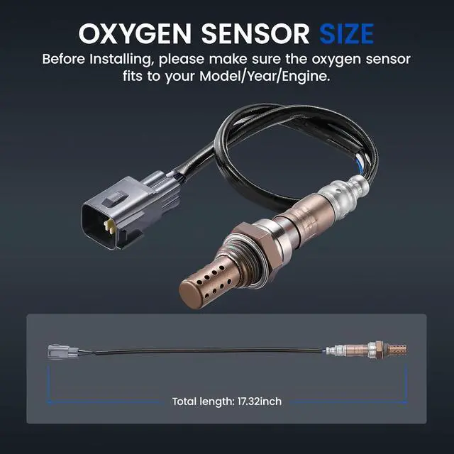 Alt view image 3 of 7 - Oxygen O2 Sensor 234-4800 Upstream Compatible with Toyota Corolla Echo Matrix, Compatible with Scion xA xB 1.5L l4 Oxygen Sensor Replacement for Vibe, 8946513030,1PCS