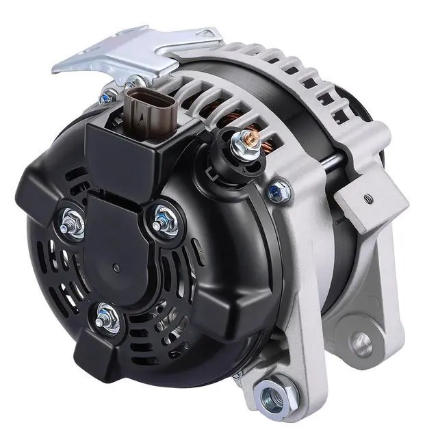 Alt view image 7 of 7 - 13963 Alternator for Toyota Highlander 2001-2003 2.4L L4, 130A | 13963R, 104210-3140, 104210-3141, 27060-28130, 90-29-5606. 12V, High-Output, Clockwise Rotation, 7-Groove Pulley