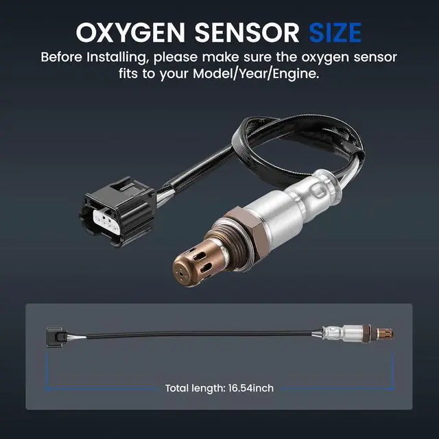 Alt view image 3 of 7 - Downstream O2 Sensor for Nissan Altima 2013-2014 L4 2.5L, for Nissan Altima 2015-2018, 234-4905 226A03TA0B Oxygen Sensor Replacement, 1PCS
