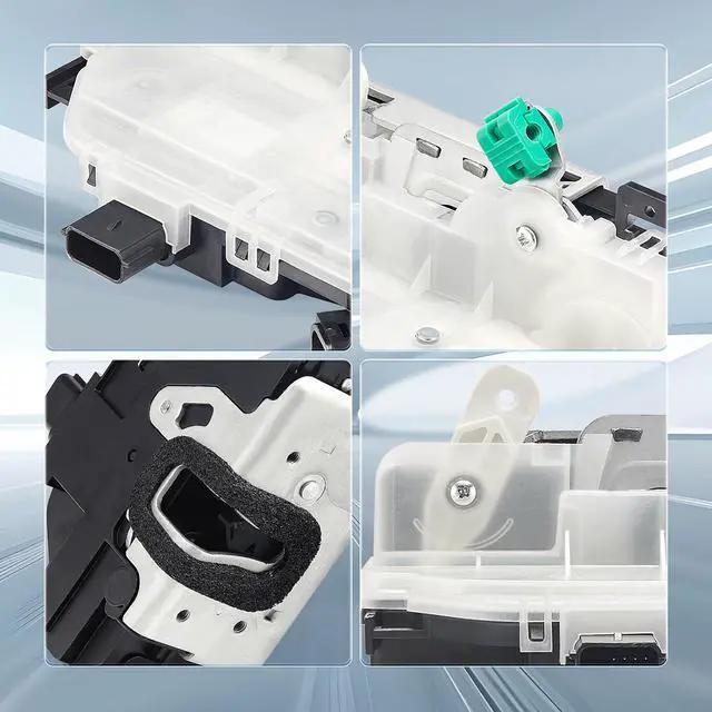 Alt view image 6 of 7 - 9L3Z5421813A Front Left Driver Side Power Door Latch Compatible with Ford Edge Explorer F-150 Mustang Police Interceptor Sedan Utility SSV Plug-in Hybrid Taurus, Compatible with Lincoln MKX