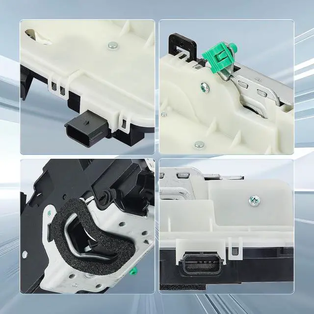 Alt view image 6 of 7 - 9L3Z-5426412-A Rear Right Passenger Side Power Door Latch Compatible with Ford Explorer, F-150, Police Interceptor Sedan Utility, Taurus; Compatible with Lincoln MKS