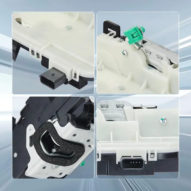 Alt view image 6 of 7 - 9L3Z-5421812-A Front Right Passenger Side Power Door Latch Compatible with Ford Explorer, F-150, Mustang, Police Interceptor Utility, Taurus; Compatible with Lincoln MKS