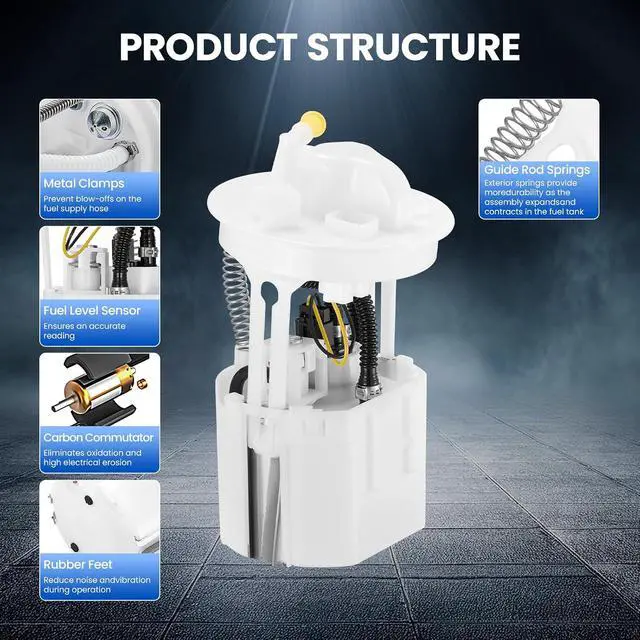 Alt view image 4 of 7 - LFY7-13ZE0 Fuel Pump Module Assembly Compatible with Mazda 6 2003-2004 2.3L L4, Replaces E8588M, LF171335ZA