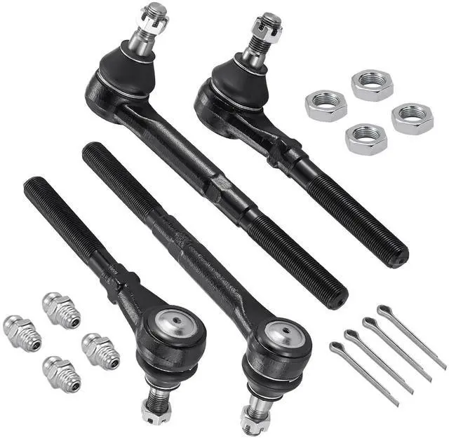Main image of 4-PC Tie Rod Ends Kits Compatible with Ford F-150 1997-2003,1xInner tie rod ES3364,1xInner tie rod ES3365,1xOuter tie rod ES3366,1xOuter tie rod ES3367