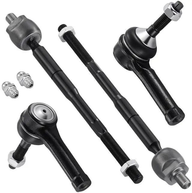 Main image of 4-PC Tie Rod Ends Kits Compatible with Ford Flex 2009-2016,2xInner tie rod EV800776,2xOuter tie rod ES800222