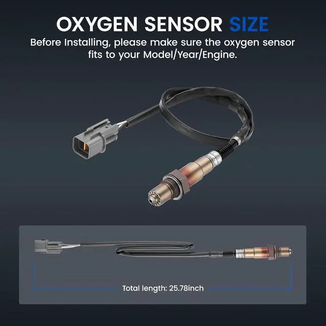 Alt view image 3 of 7 - Downstream Oxygen O2 Sensor 234-4568 for Kia Rio Soul Optima NIRO, for Hyundai Elantra Ioniq Tucson, 392102B220 O2 Sensor Replacement, 1PCS